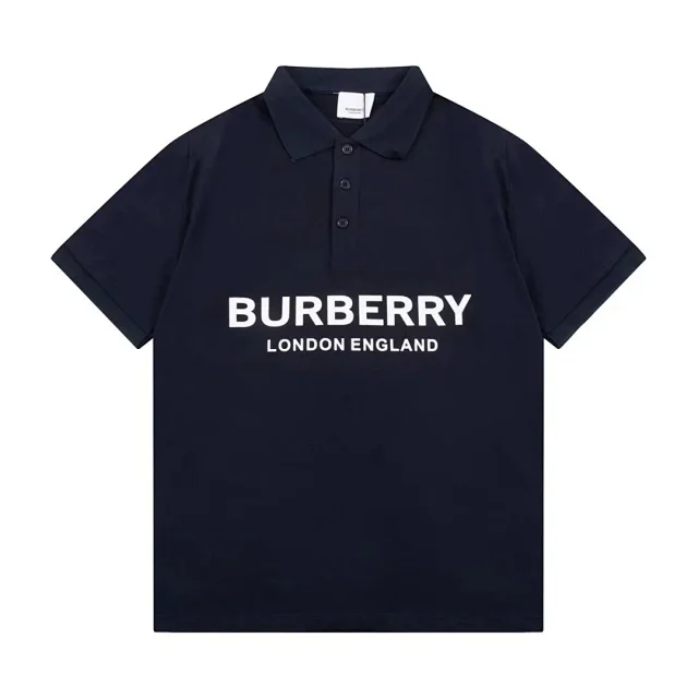 Burberry T-Shirts Short-Sleeve Polo Shirts with Logo Prints and Embroidered Monogram product detail image 6