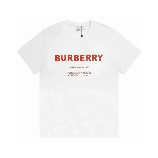 Burberry T-Shirts Short-Sleeve Polo Shirts with Logo Prints and Embroidered Monogram product detail image 11