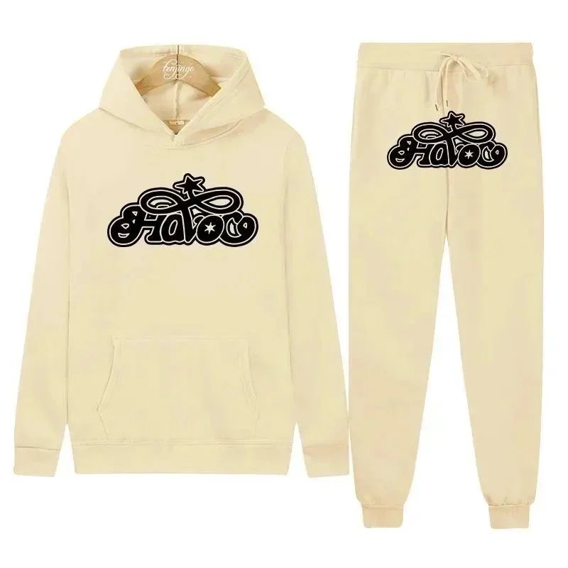 Unbranded Tracksuits Hooded sweatshirt and jogger set with graphic logo print — 26