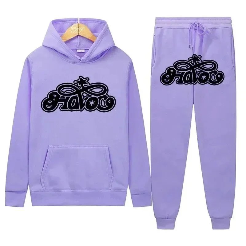 Unbranded Tracksuits Hooded sweatshirt and jogger set with graphic logo print — 30