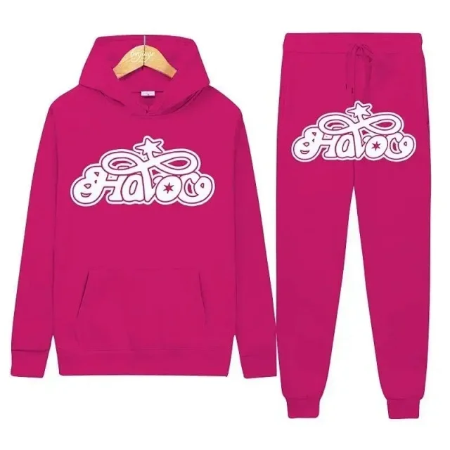 Unbranded Tracksuits Hooded sweatshirt and jogger set with graphic logo print product detail image 10