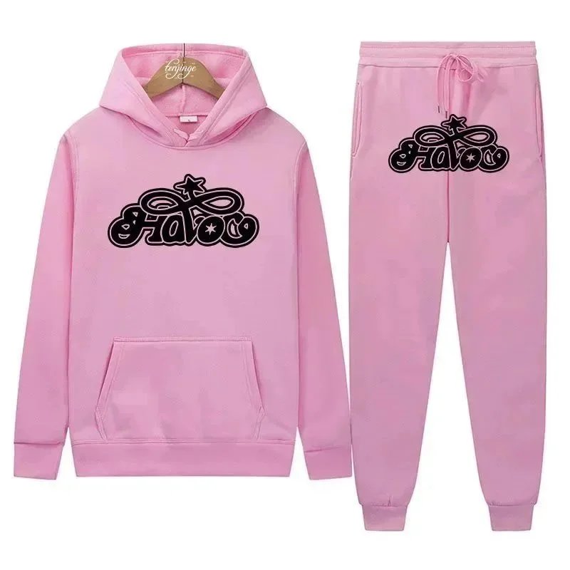 Unbranded Tracksuits Hooded sweatshirt and jogger set with graphic logo print — 22