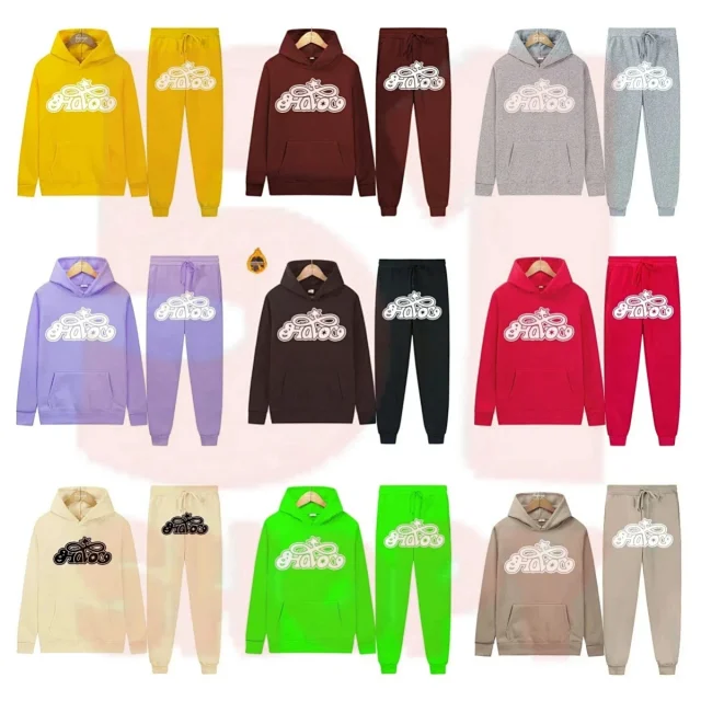 Unbranded Tracksuits Hooded sweatshirt and jogger set with graphic logo print product detail image 1