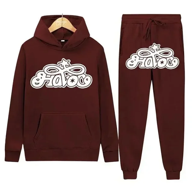 Unbranded Tracksuits Hooded sweatshirt and jogger set with graphic logo print product detail image 4