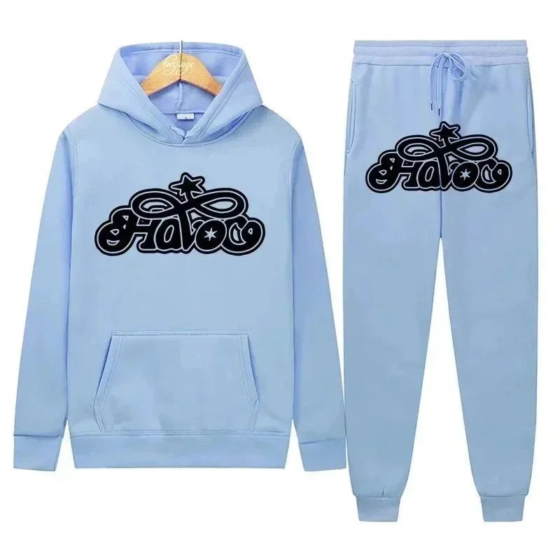 Unbranded Tracksuits Hooded sweatshirt and jogger set with graphic logo print — 28