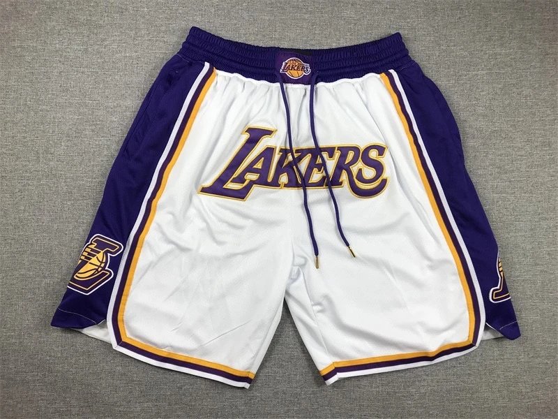 Los Angeles Lakers Shorts Mesh basketball with graphics — 34