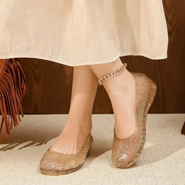 Unbranded Sandals Jelly Mesh Closed-Toe Mules product detail image 3
