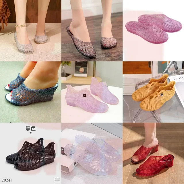 Unbranded Sandals Jelly Mesh Closed-Toe Mules product detail image 1