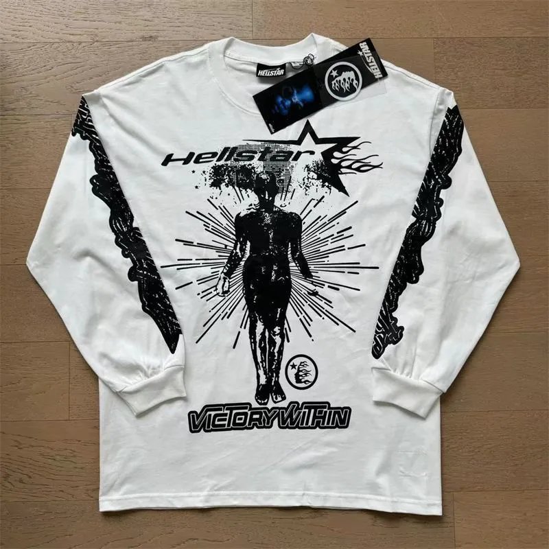 Hellstar X Logo Washed Black Hoodie - 9