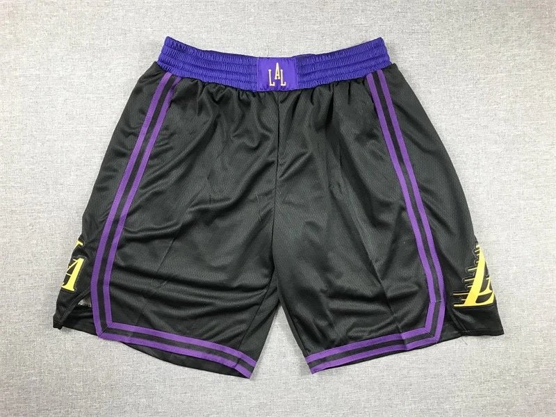 Los Angeles Lakers Shorts Mesh basketball with graphics — 36
