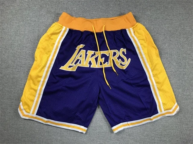 Los Angeles Lakers Shorts Mesh Basketball product detail image 3