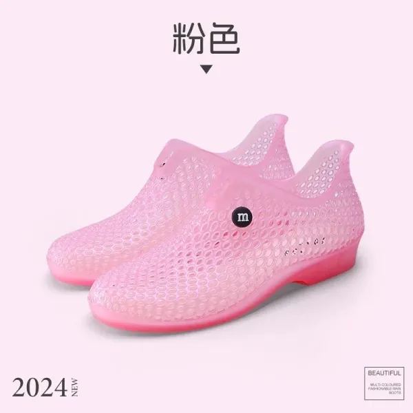 Design Jelly Rain Boots Pink - 1