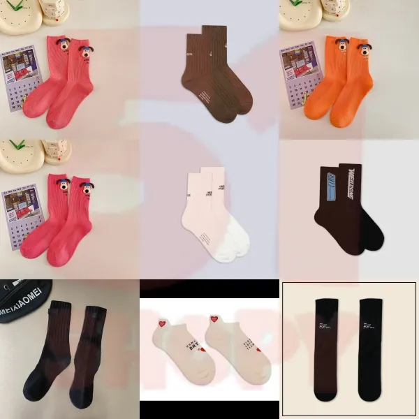 Design Bow-Embroidered Ankle Socks in Black, Gray, and White Socks - 3