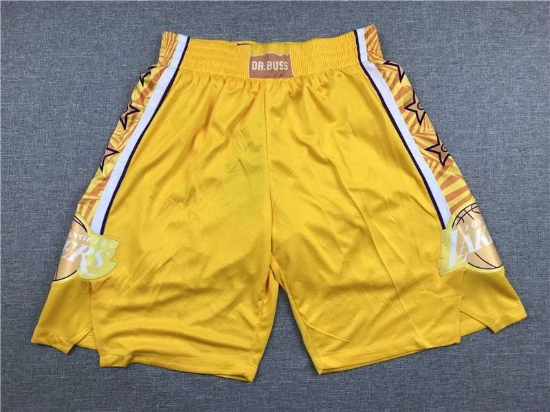 Los Angeles Lakers Shorts Mesh basketball with graphics — 24