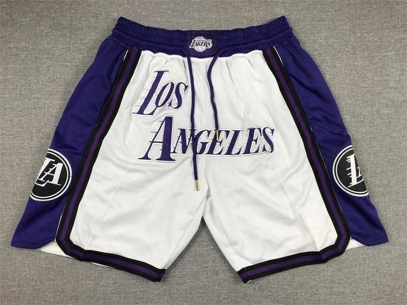 Los Angeles Lakers Shorts Mesh basketball with graphics — 30