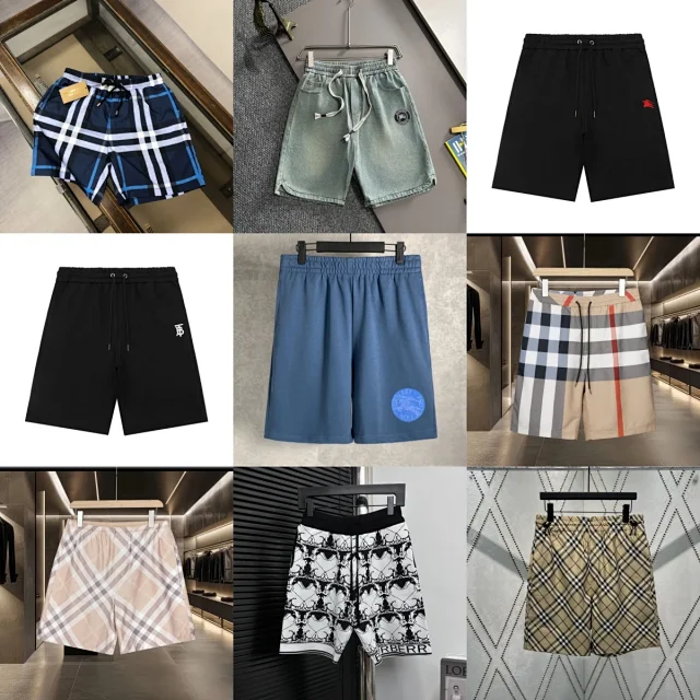 Burberry Shorts Elastic-Waist Check product detail image 1
