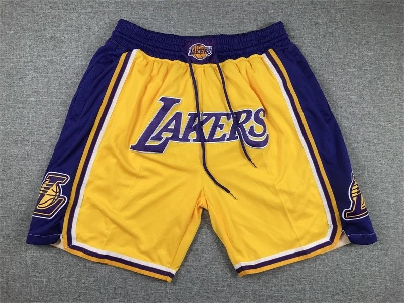 Los Angeles Lakers Shorts Mesh basketball with graphics — 35