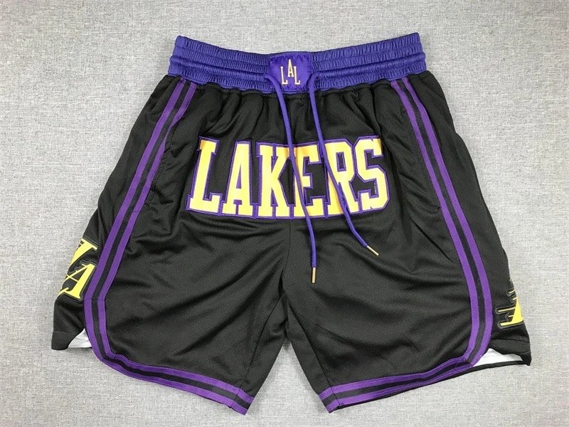 Los Angeles Lakers Shorts Mesh basketball with graphics — 38