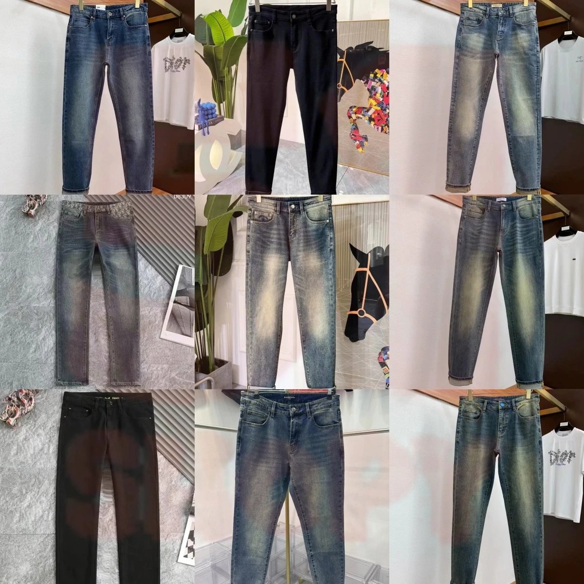 Gucci Distressed Slim-Fit Jeans Dark Wash - 3