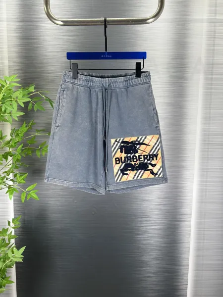 Burberry Equestrian Knight Logo Shorts White - 12