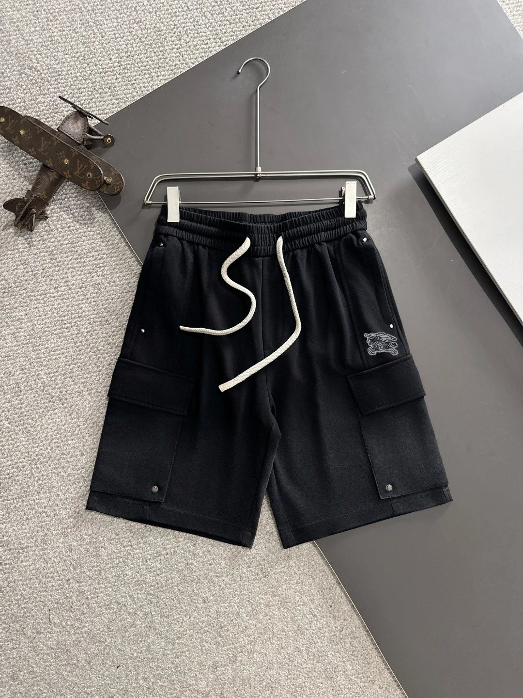 Burberry Monogram Print Swim Shorts Black - 16