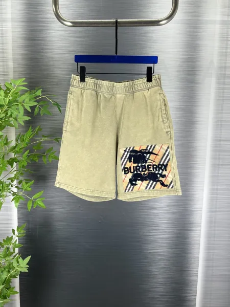 Burberry Equestrian Knight Logo Shorts White - 11