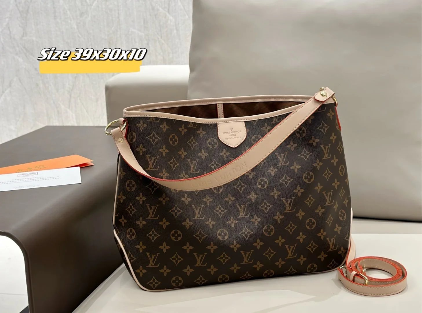 Louis Vuitton Shoulder Bags Monogram bag with matching pouch — 28