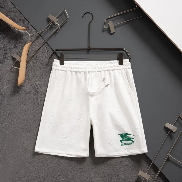 Burberry Equestrian Knight Logo Shorts White - 8