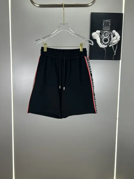 Burberry Logo Tape Side-Stripe Shorts Black - 1