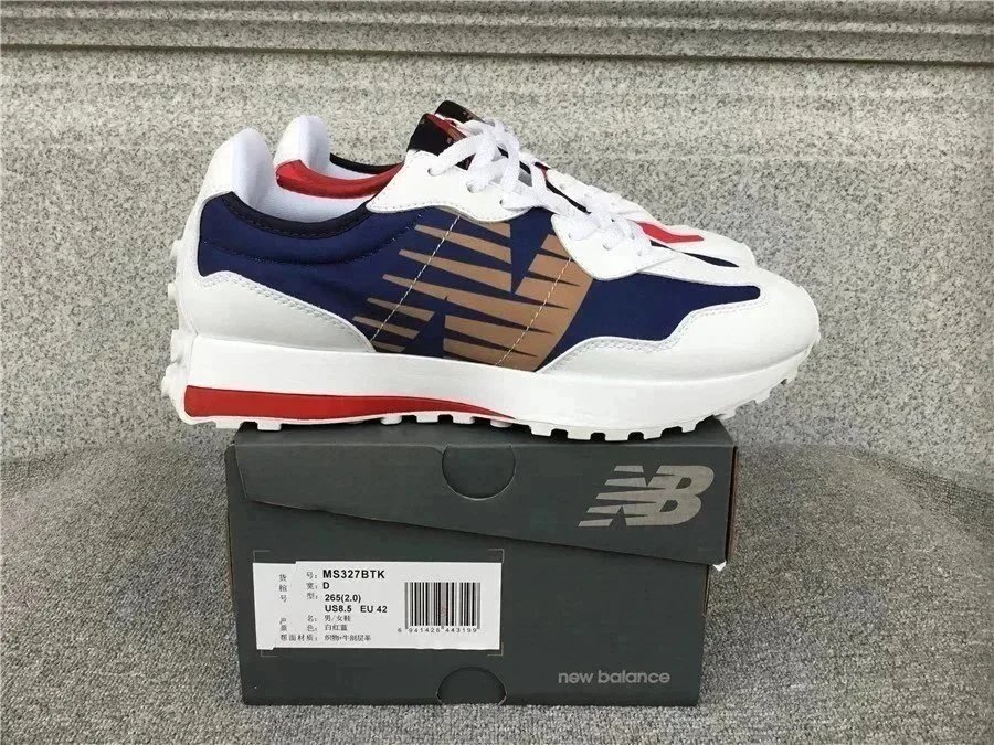 New Balance 237 White Navy Beige Red Sneakers Running Shoes