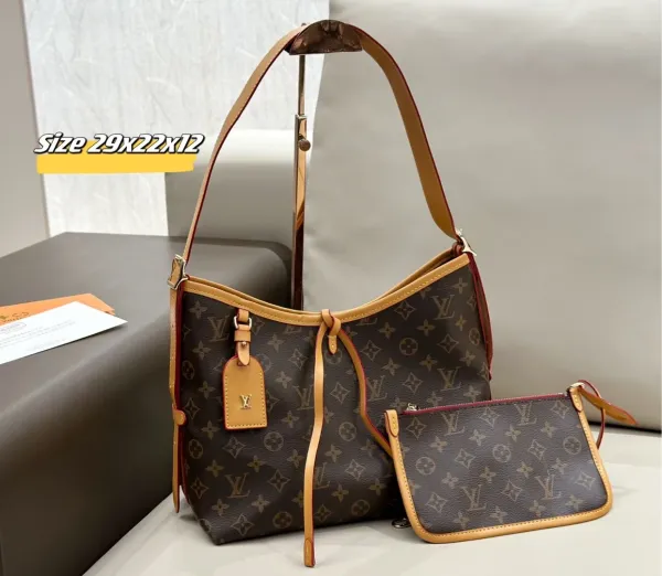 Louis Vuitton Monogram Giant Reade Bag Beige Handbag - 5