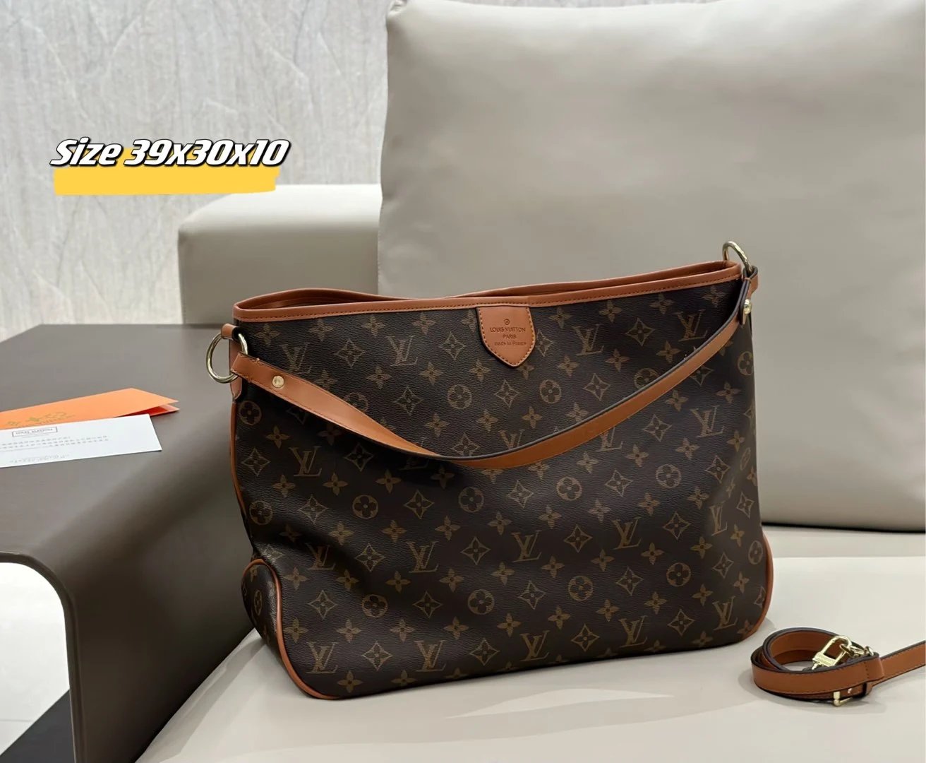 Louis Vuitton Shoulder Bags Monogram bag with matching pouch — 30