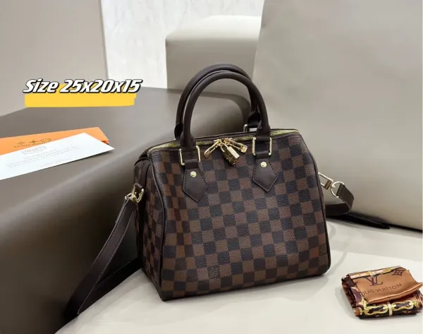 Louis Vuitton Speedy 25 Damier Ebène Handbag - 1