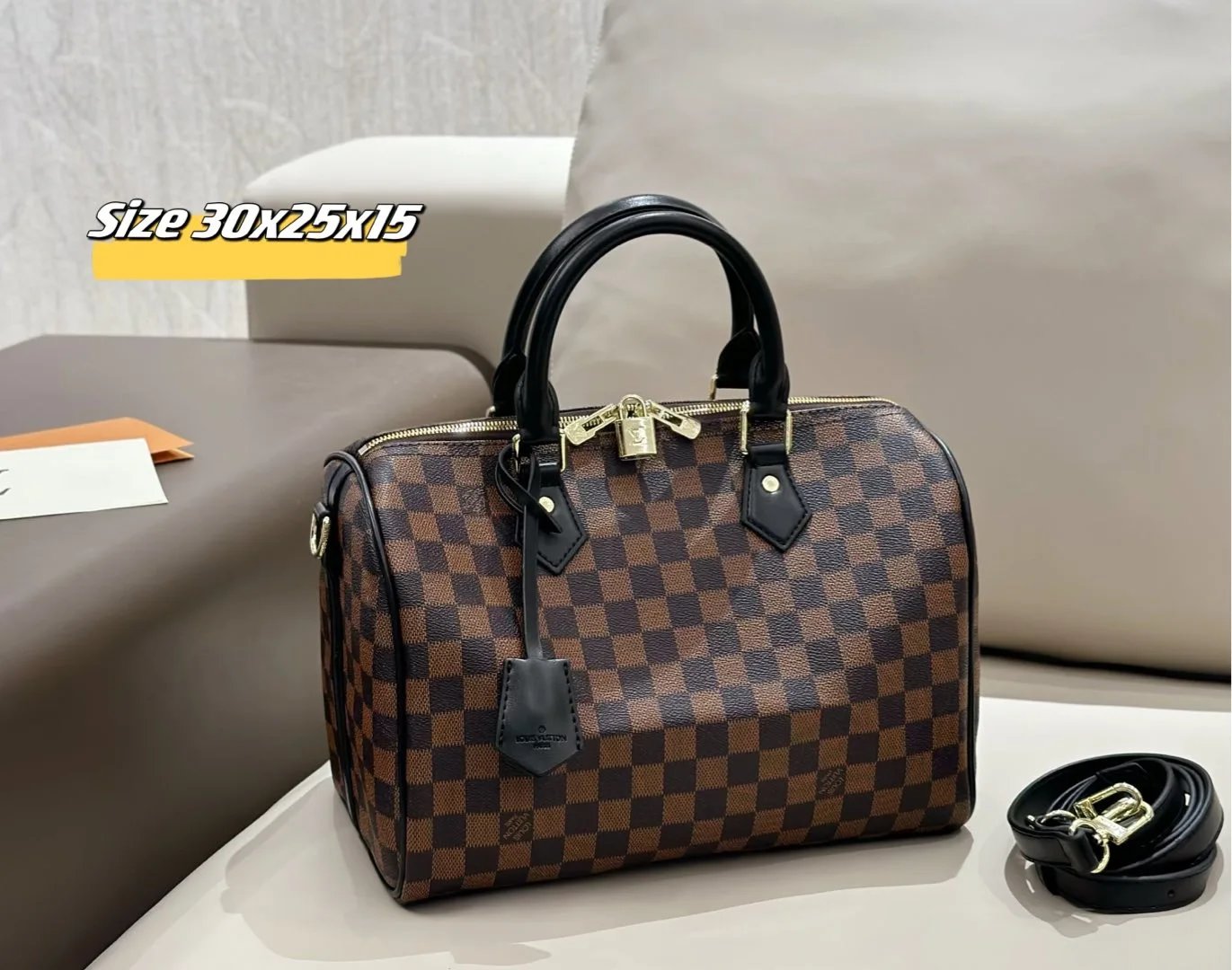 Louis Vuitton Shoulder Bags Monogram bag with matching pouch — 27