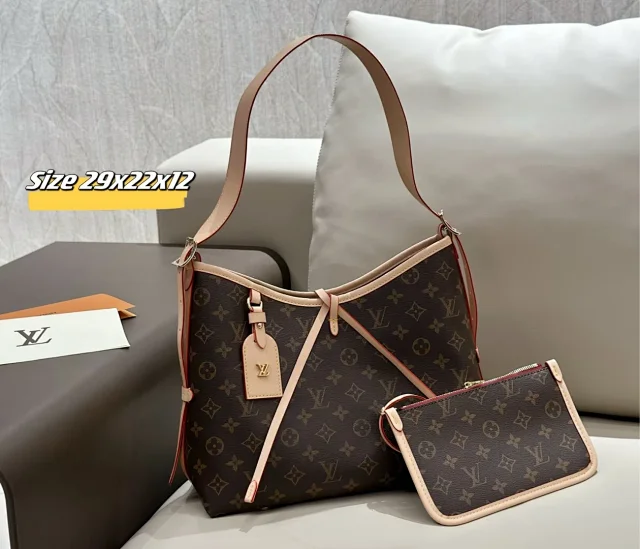 Louis Vuitton Shoulder Bags Monogram bag with matching pouch product detail image 2