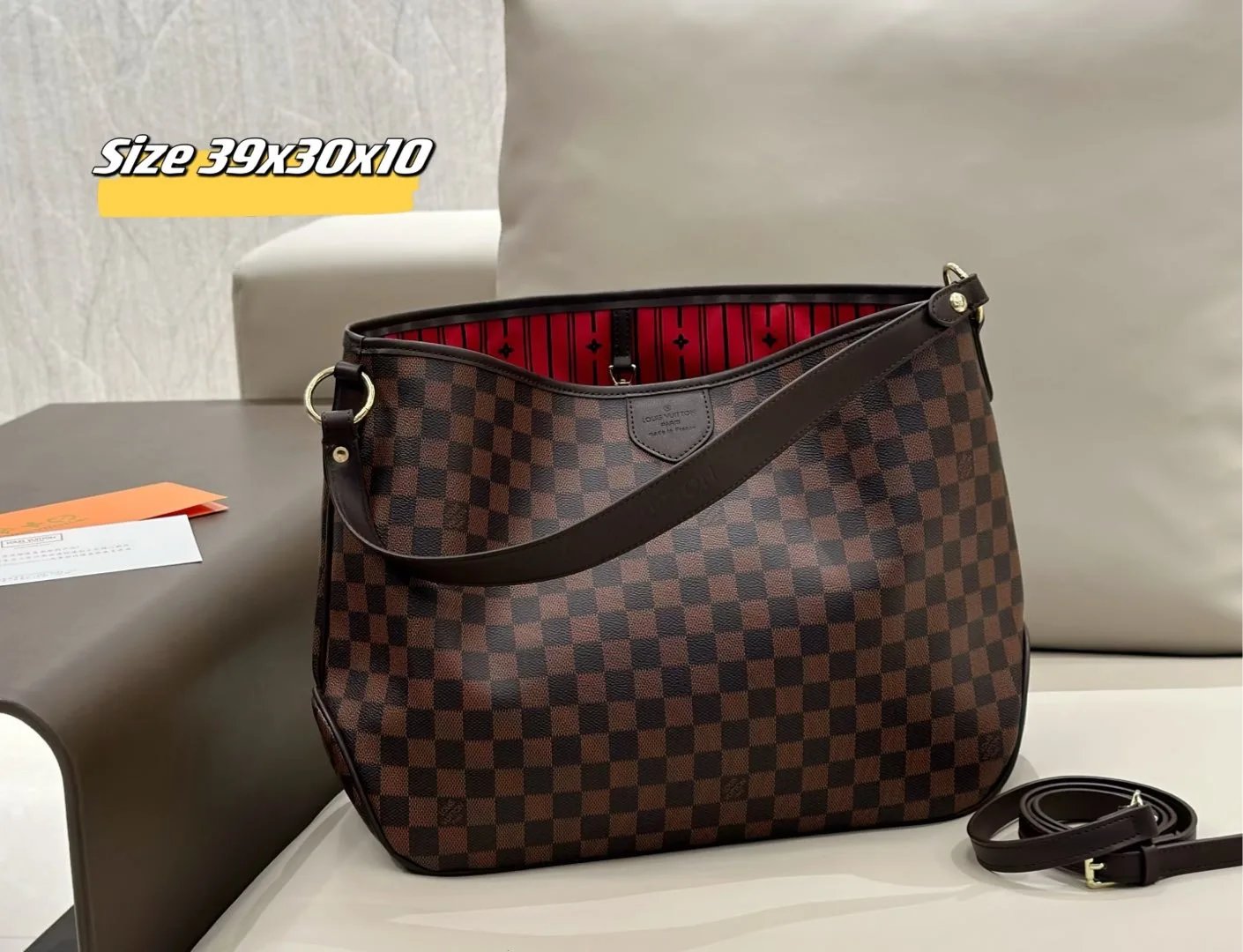 Louis Vuitton Shoulder Bags Monogram bag with matching pouch — 32