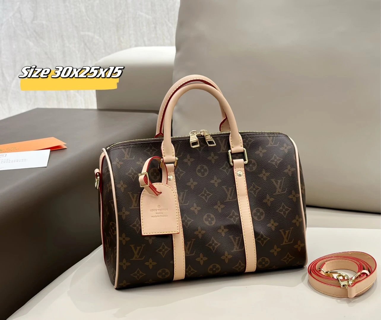 Louis Vuitton Shoulder Bags Monogram bag with matching pouch — 19