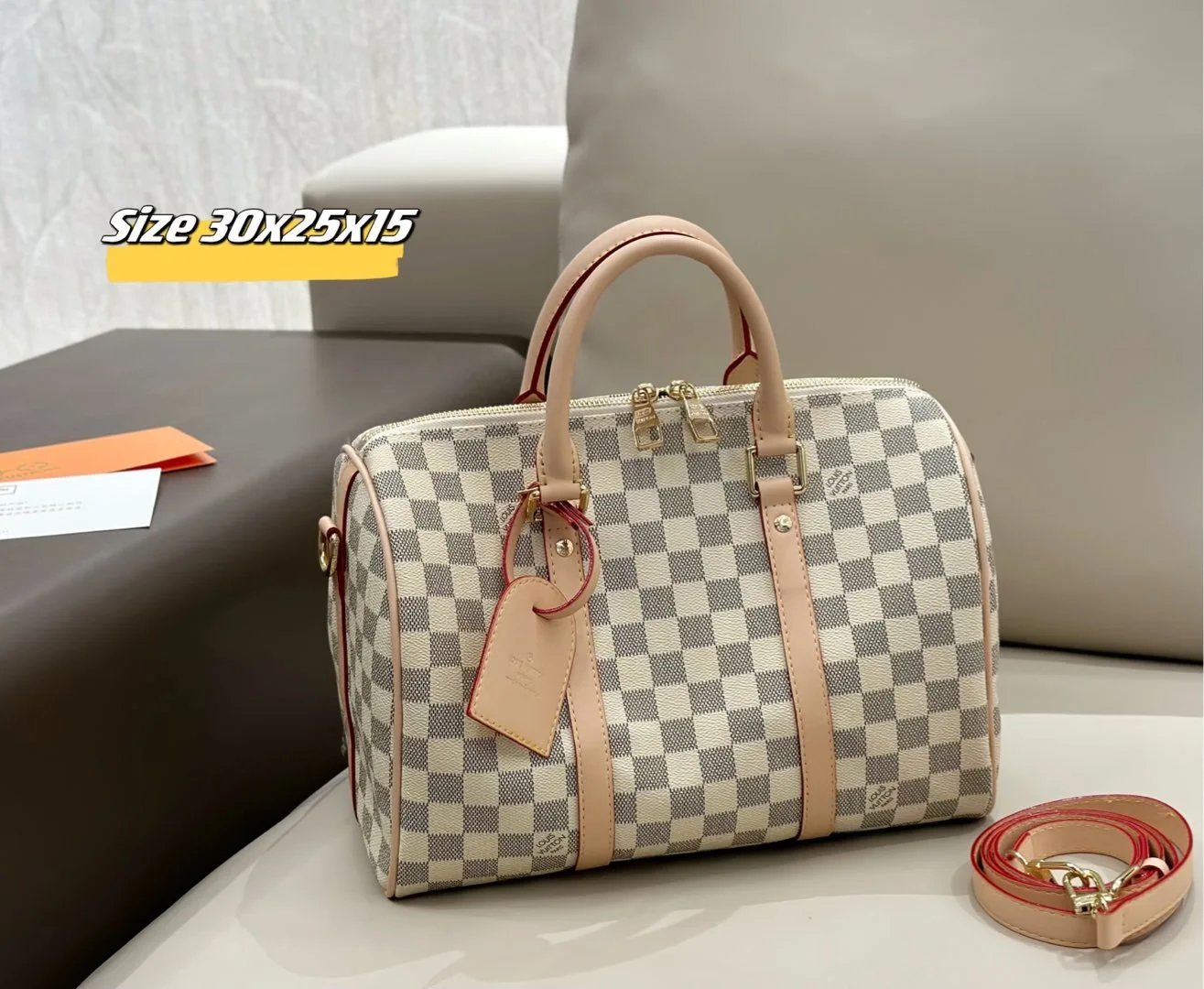 Louis Vuitton Shoulder Bags Monogram bag with matching pouch — 22