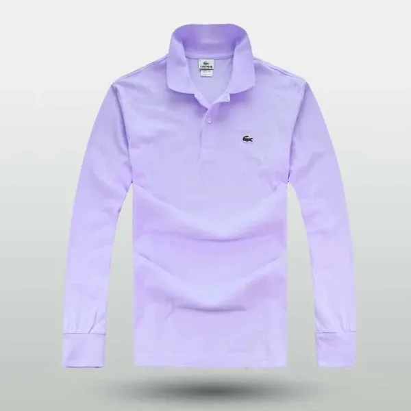 Lacoste Long Sleeve Polo Navy Blue Tops Polo - 16