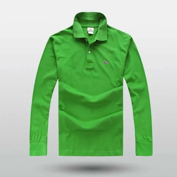 Lacoste Long Sleeve Polo Navy Blue Tops Polo - 17
