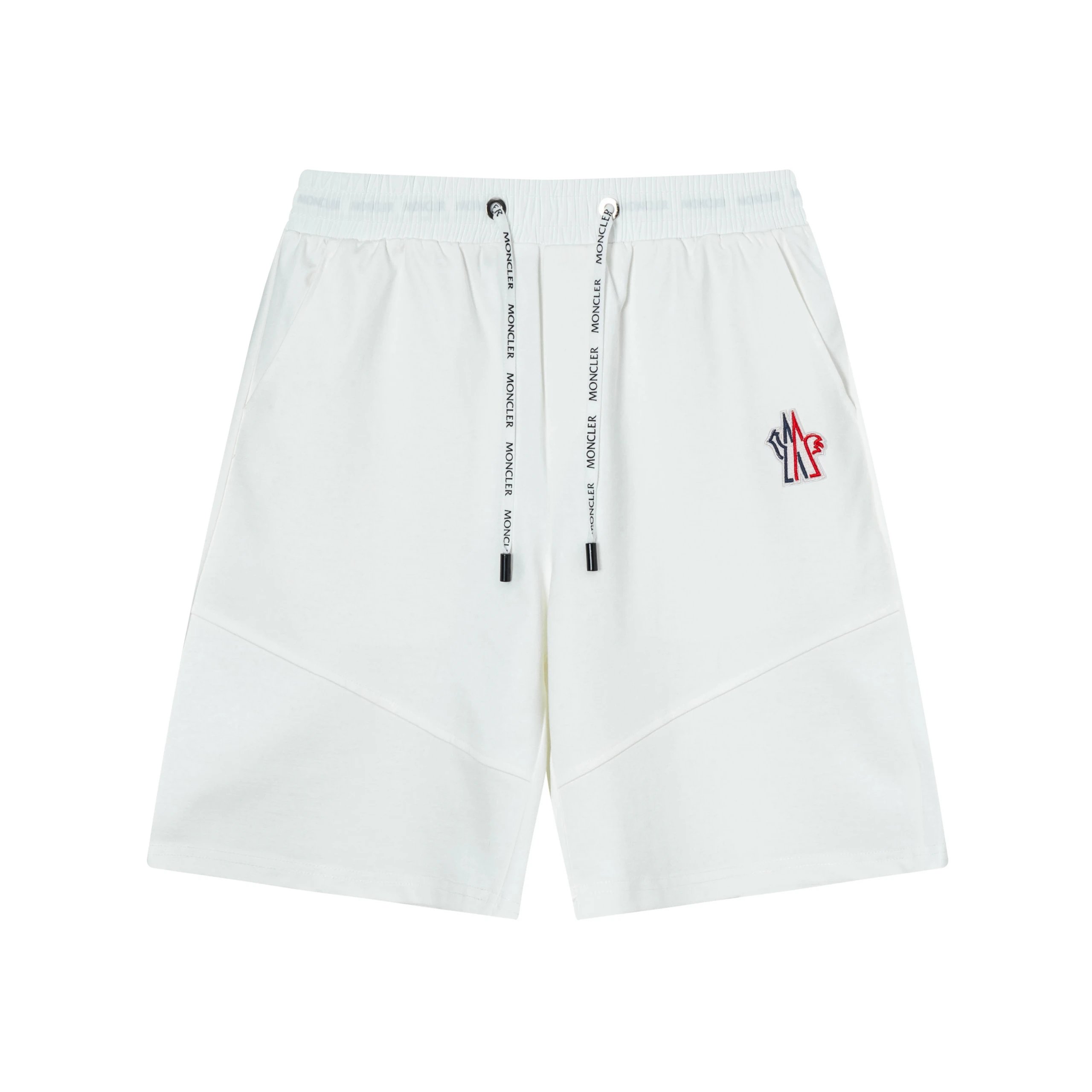Moncler Logo Panel Shorts White - 13