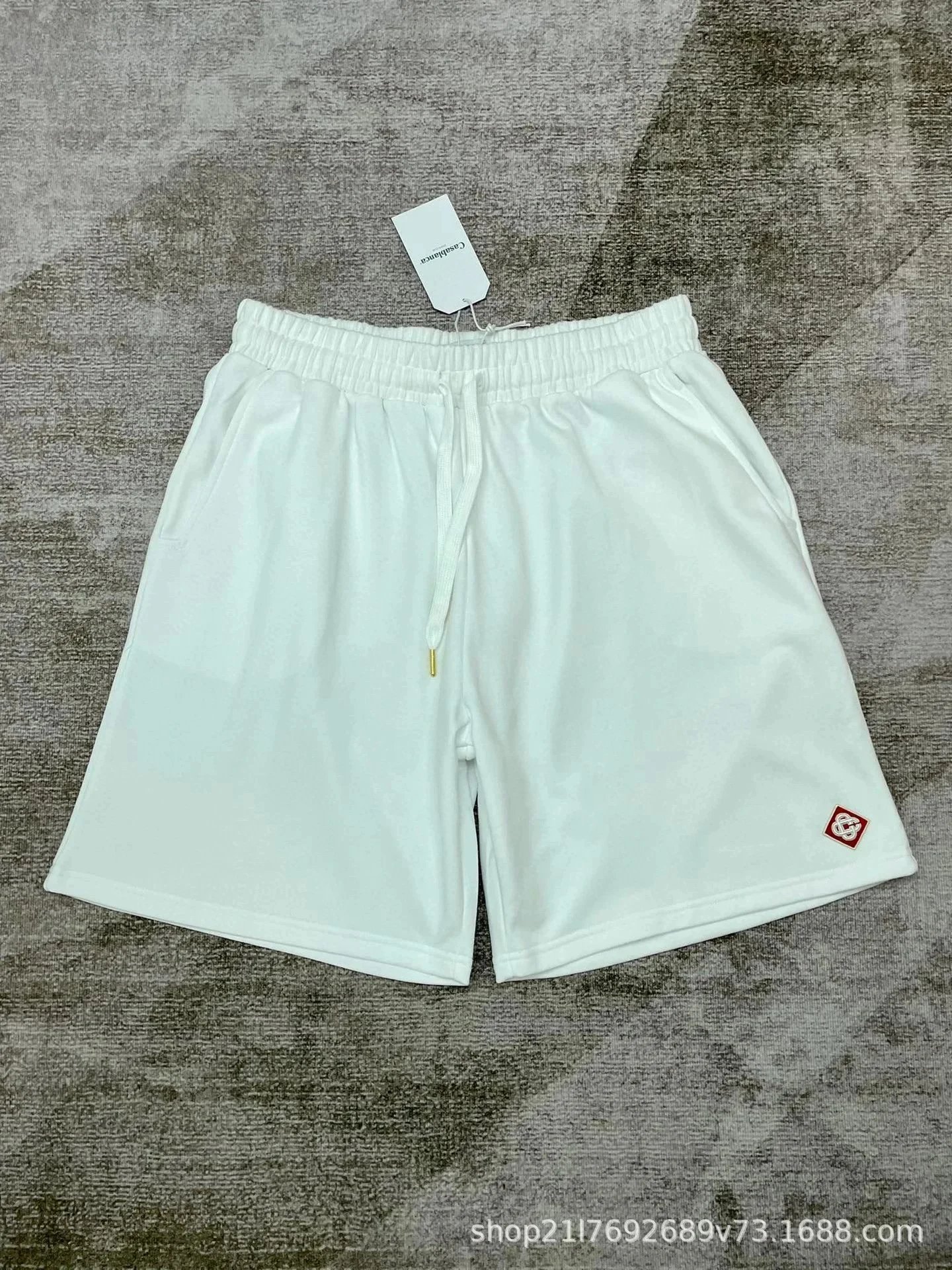 Casa Blanca Mountain Logo Shorts Light Blue - 17