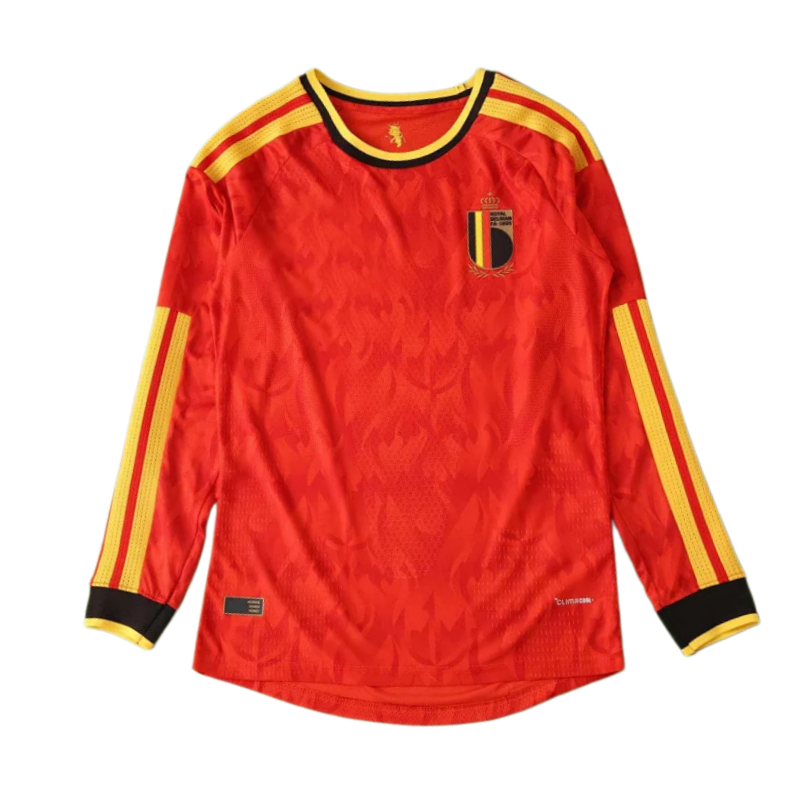 2026 FIFA World Cup Belgium home Long sleeved Player version