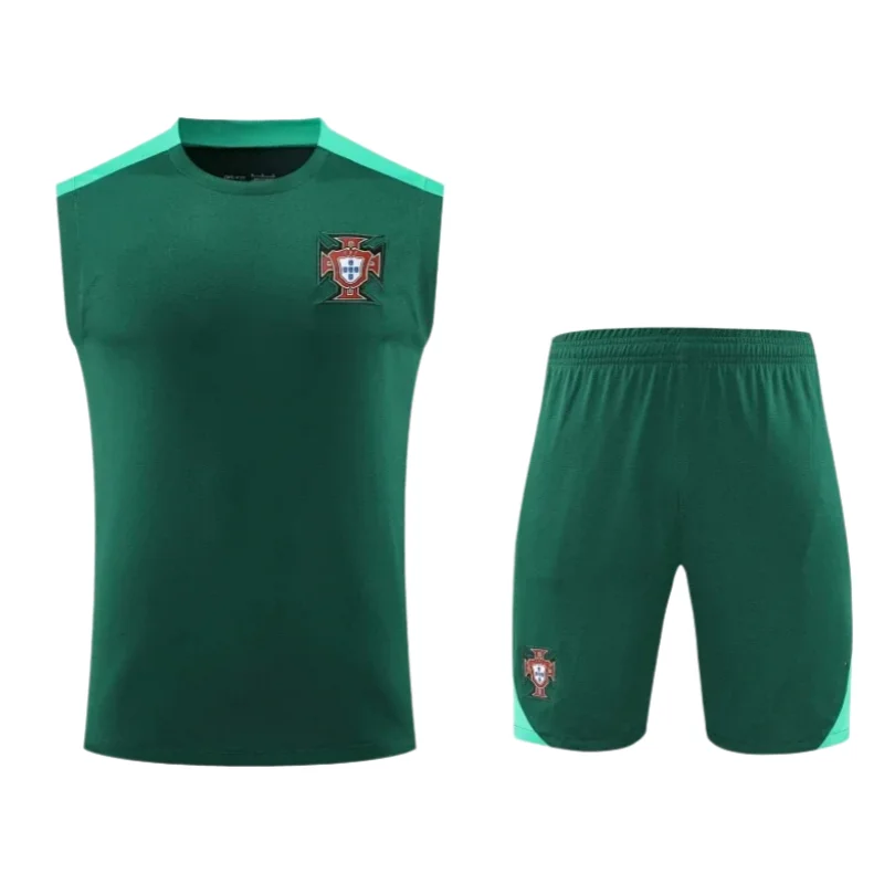 Conjunto de Entrenamiento Portugal 2024-25 Chaleco Versión Fan