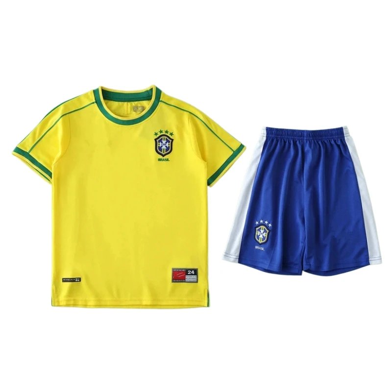 1998 Brazil home retro Kids kit