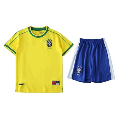 1998 Brazil home retro Kids kit