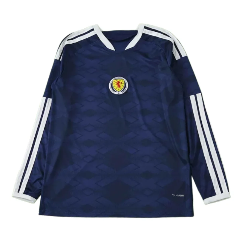Camiseta Local Escocia Copa Mundial FIFA 2026 Manga Larga Versión Aficionado