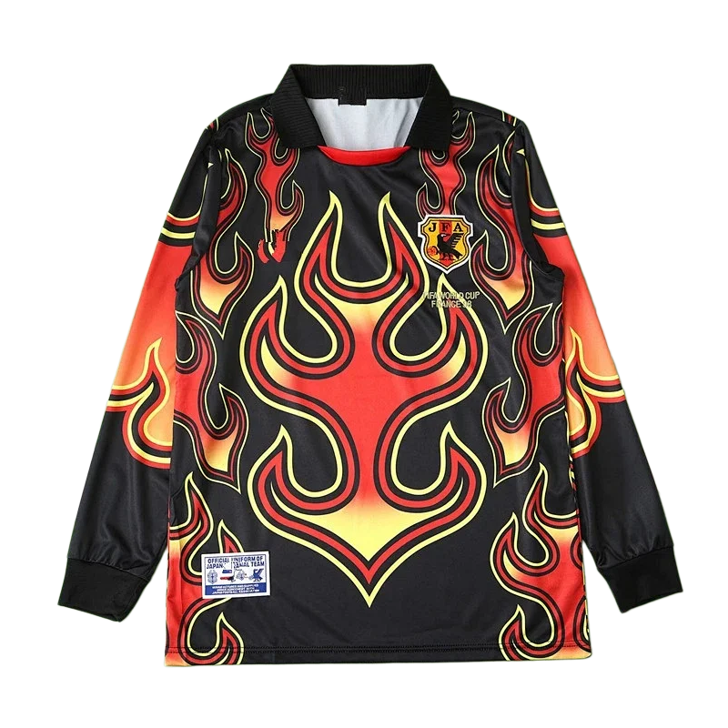 1998 season Japan Goalkeeper long sleeved retro Fan