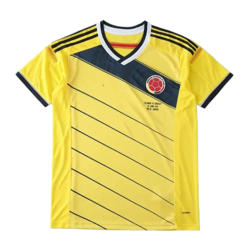 Camiseta de local de Colombia temporada 2014 versión aficionado