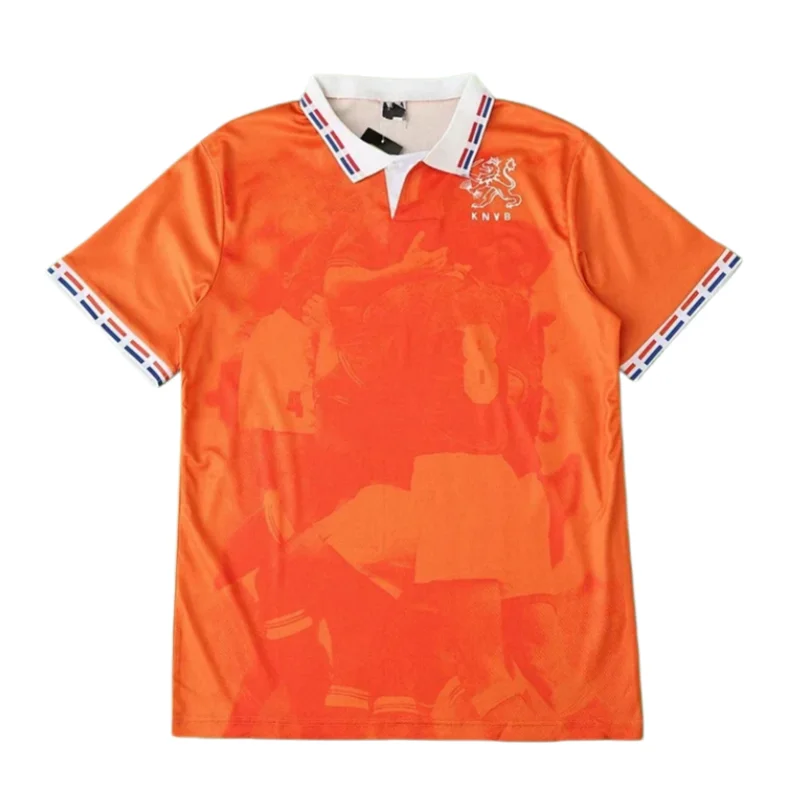 Camiseta Retro Países Bajos 1996 Local Versión Fan